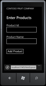 Mobile Web on Windows Phone