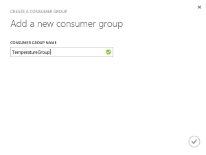 Create Consumer Group
